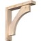 Ekena Millwork Westlake Block Smooth Bracket w/ Offset Brace, Douglas Fir, 3 1/2"W x 18"D x 18"H BKT0402X18X18WTL05SDF - alternate 1
